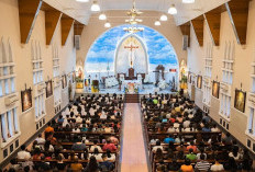 Sukacita Paskah 2026 di Katedral Medan: Ribuan Umat Rayakan Kebangkitan Yesus Kristus