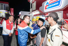Pastikan Kesiapan BBM Arus Mudik 2026, Komisaris Utama Pertamina Tinjau SPBU Rest Area KM 57