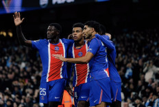 Hasil Manchester City vs PSG 2-4: Les Parisiens Tampil Perkasa di Etihad