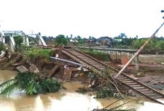 Banjir Aceh Utara Hantam Rel Kereta Api, Operasional KA Cut Meutia Dihentikan Sementara Demi Keselamatan