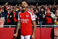 Arsenal Comeback 2-1 atas Leeds United, Calafiori dan Guimaraes Jadi Penentu