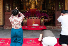 Tetap Khidmat Meski Tak Seramai Dulu, Vihara Pak Tie Hut Cou Medan Sunggal Jadi Simbol Harmoni Imlek 2577