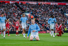 Liverpool vs Manchester City 0-3: Kartu Merah Gravenberch Jadi Petaka di Anfield