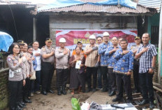 HUT Bhayangkara ke-80, Polres Simalungun Bedah Rumah Lansia hingga Kerja Bakti